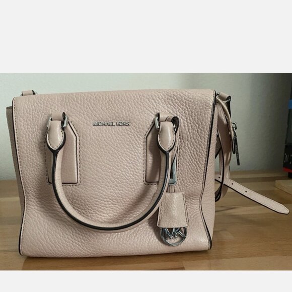 Michael Kors Selby Ballet Large Satchel Pebbled-Leather bag - Picture 1 of 4